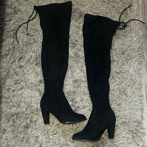 Catherine Malandrino Black Over-the-Knee Boots